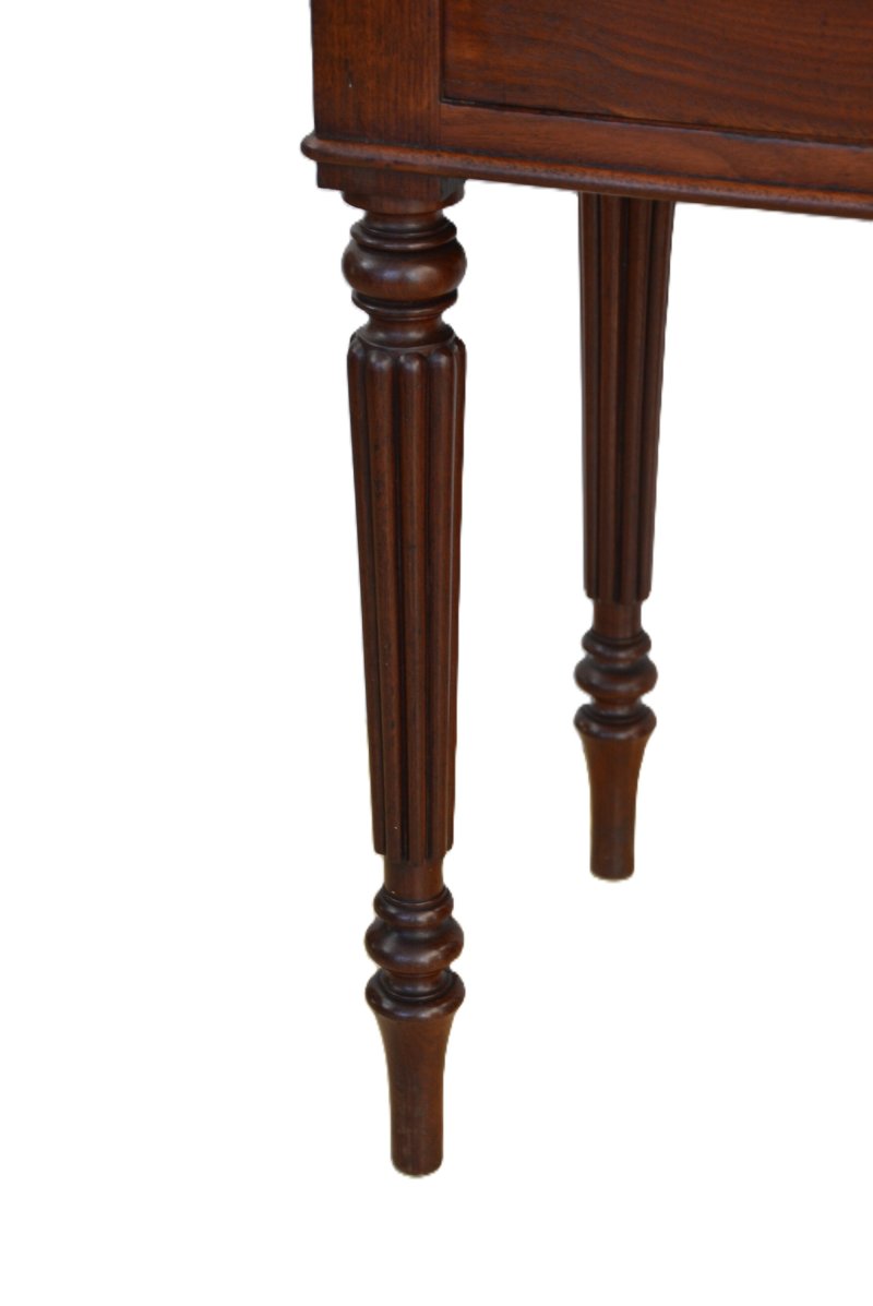 Regency Mahogany Bedside Cabinet Pot Cupboard - Image 5